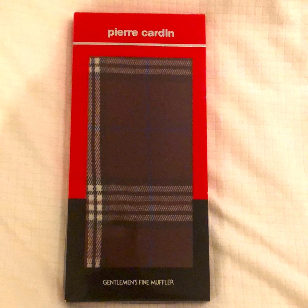 Pierre Cardin Men’s plaid scarf